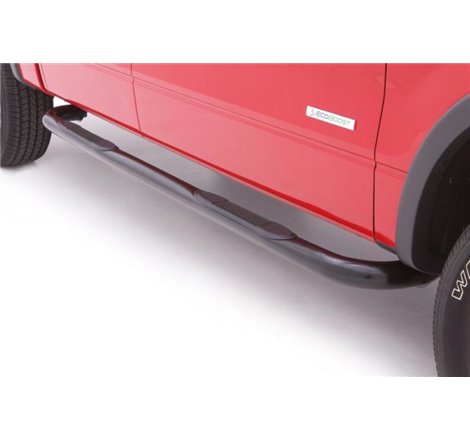 Lund 15-18 Ford F-150 SuperCab 3in. Round Bent Steel Nerf Bars - Black