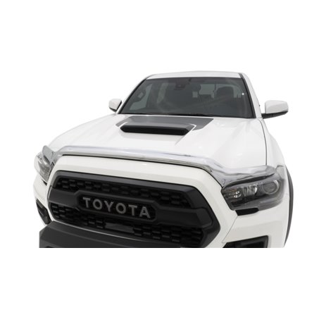 AVS 16-18 Toyota Tacoma High Profile Hood Shield - Chrome