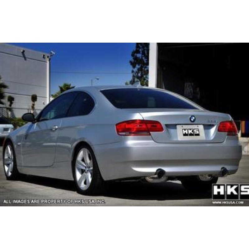 HKS 07-08 BMW 335i Coupe Only Legamax Hi-Power Dual SOS304 Ti-Tip Catback Exhaust