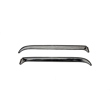 AVS 88-94 Freightliner FLA (Conv. & Cab Over) Ventshade Window Deflectors 2pc - Stainless