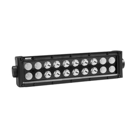 Westin B-FORCE LED Light Bar Double Row 10 inch Combo w/3W Cree - Black