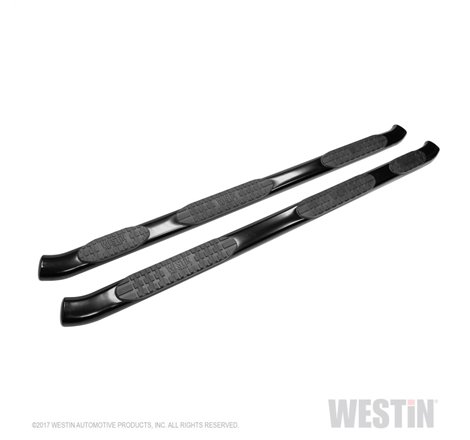 Westin 2017-2018 Ford F-250/350 SuperCab (6.75ft Bed) PRO TRAXX 5 WTW Oval Nerf Step Bars - Black
