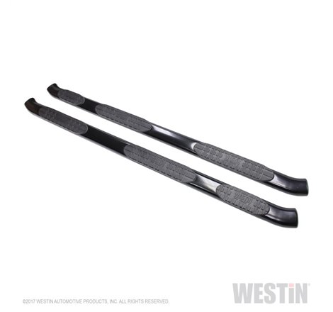 Westin 2017-2018 Ford F-250/350 SuperCab (8ft Bed) PRO TRAXX 5 WTW Oval Nerf Step Bars - Black