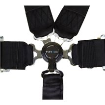NRG 6PT 3in. Seat Belt Harness / Cam Lock - Black