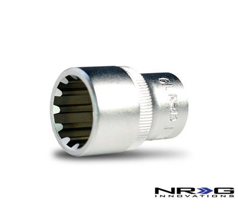 NRG Lug Nut Lock Key Socket Silver - For Use w/LN-474 Style Lug Nuts