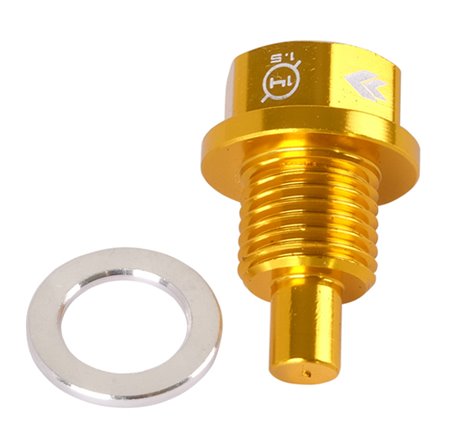 NRG Magnetic Oil Drain Plug M14X1.5 Acura/Honda/Mazda/Mitsubishi - Gold