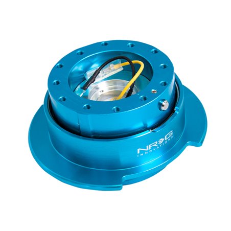 NRG Quick Release Kit Gen 2.5 - New Blue Body / Titanium Chrome Ring