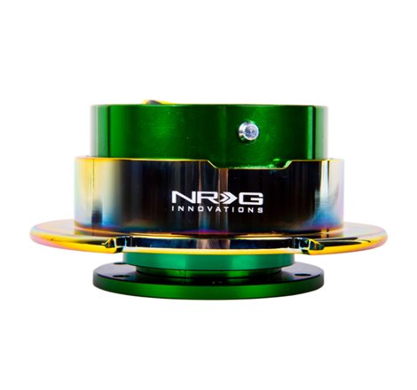 NRG Quick Release Gen 2.5 - Green Body / Neochrome Ring