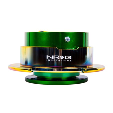 NRG Quick Release Gen 2.5 - Green Body / Neochrome Ring