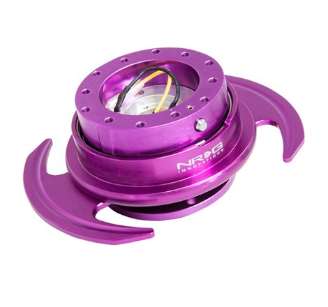 NRG Quick Release Kit Gen 3.0 - Purple Body / Purple Ring w/Handles