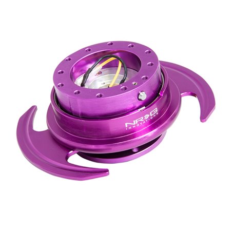 NRG Quick Release Kit Gen 3.0 - Purple Body / Purple Ring w/Handles