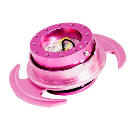 NRG Quick Release Kit Gen 3.0 - Pink Body / Pink Ring w/Handles