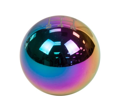 NRG Universal Ball Style Shift Knob - Heavy Weight 480G / 1.1Lbs. - Multi-Color/Neochrome (5 Speed)