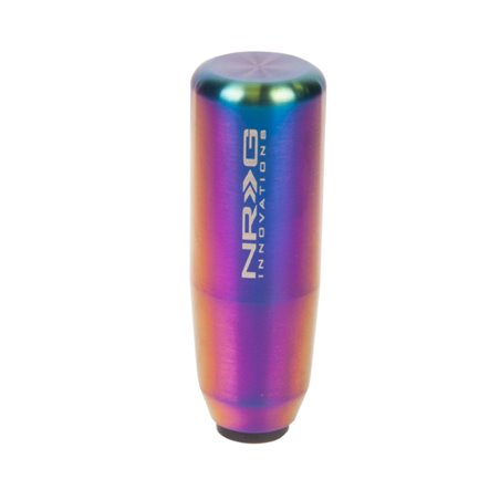 NRG Universal Short Shifter Knob - 3.5in. Length / Heavy Weight .85Lbs. - Multi Color/Neochrome