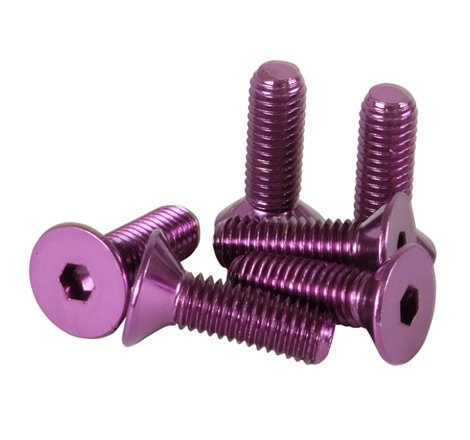 NRG Steering Wheel Screw Upgrade Kit (Conical) - Purple