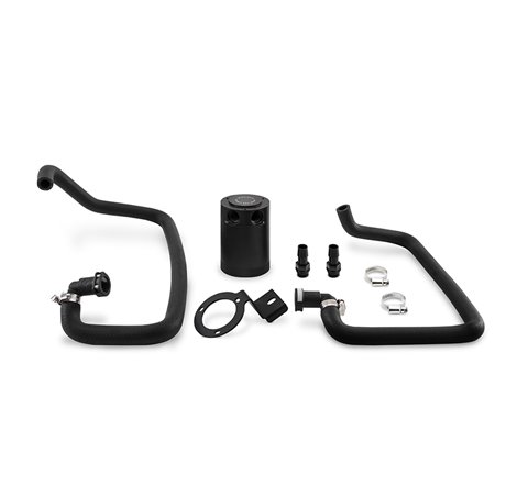 Mishimoto 2015+ Ford Mustang EcoBoost Baffled Oil Catch Can Kit - Black