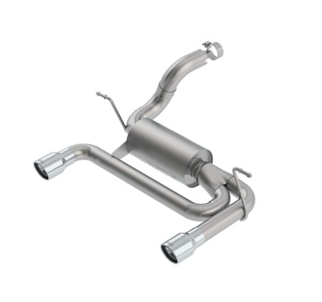 Borla 2018 Jeep Wrangler JL/JLU 3.6L 2DR/4DR S-Type SS Axle Back Exhaust w/3.5in Tips