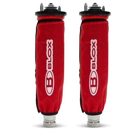 BLOX Racing Coilover Covers - Red (Pair)
