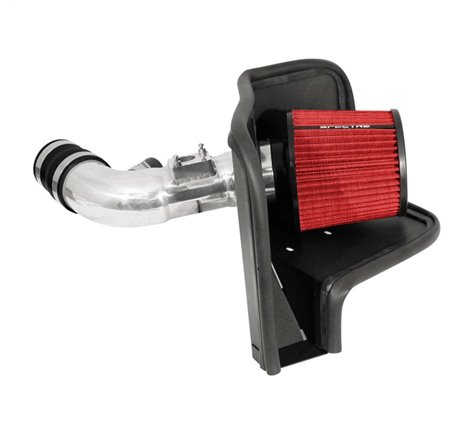 Spectre 09-14 Toyota Corolla 1.8L Air Intake Kit - Polished w/Red Filter