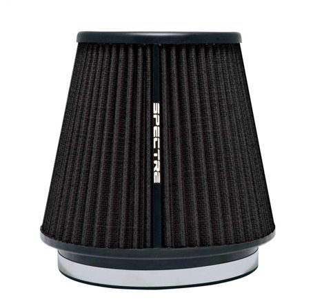 Spectre HPR Conical Air Filter 6in. Flange ID / 7.313in. Base OD / 7in. Tall - Black
