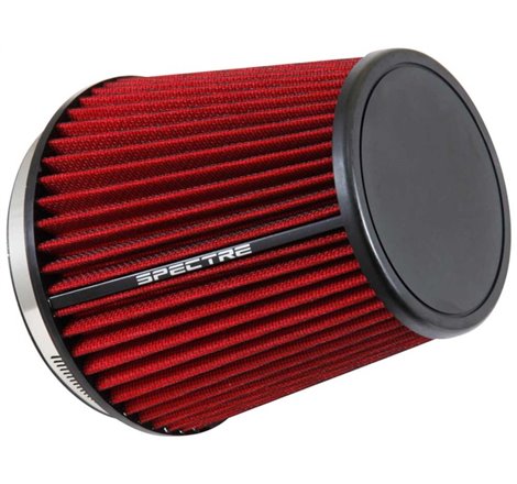 Spectre HPR Conical Air Filter 6in. Flange ID / 7.313in. Base OD / 7in. Tall - Red