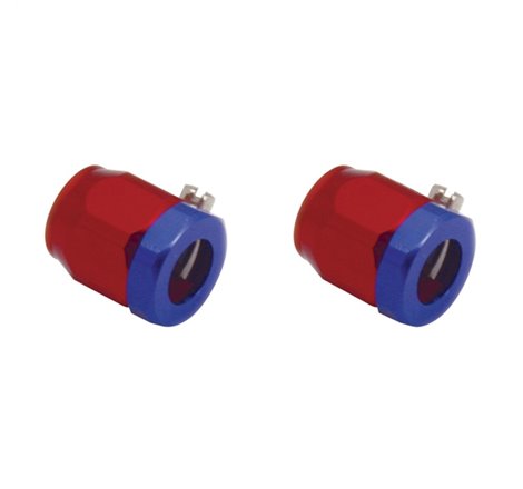 Spectre Magna-Clamp Hose Clamps 3/8in. (2 Pack) - Red/Blue