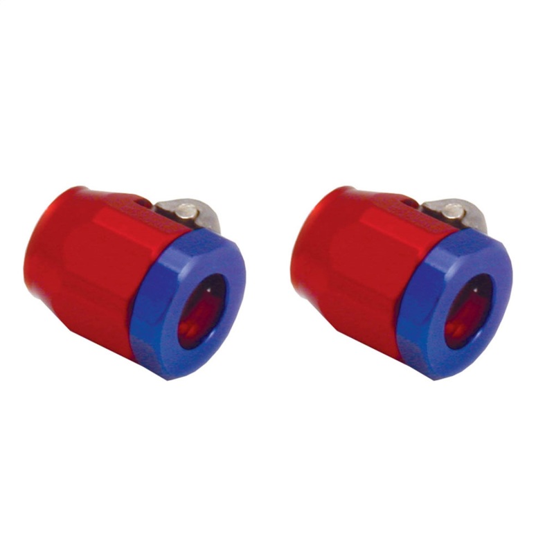 Spectre Magna-Clamp Hose Clamps 5/16in. (2 Pack) - Red/Blue