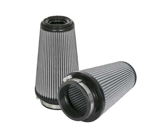 aFe Magnum FLOW Pro DRY S Replacement Air Filter (Pair) F-3.5in. / B-5in. / T-3.5in. (Inv) / H-8in.