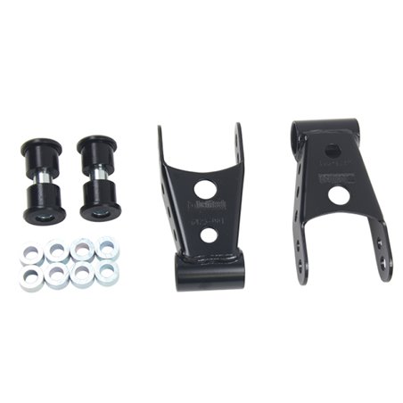 Belltech SHACKLE KIT 15-16 Ford F150 (All Cabs Short Bed Only) 4WD 1in / 2in Rear Drop