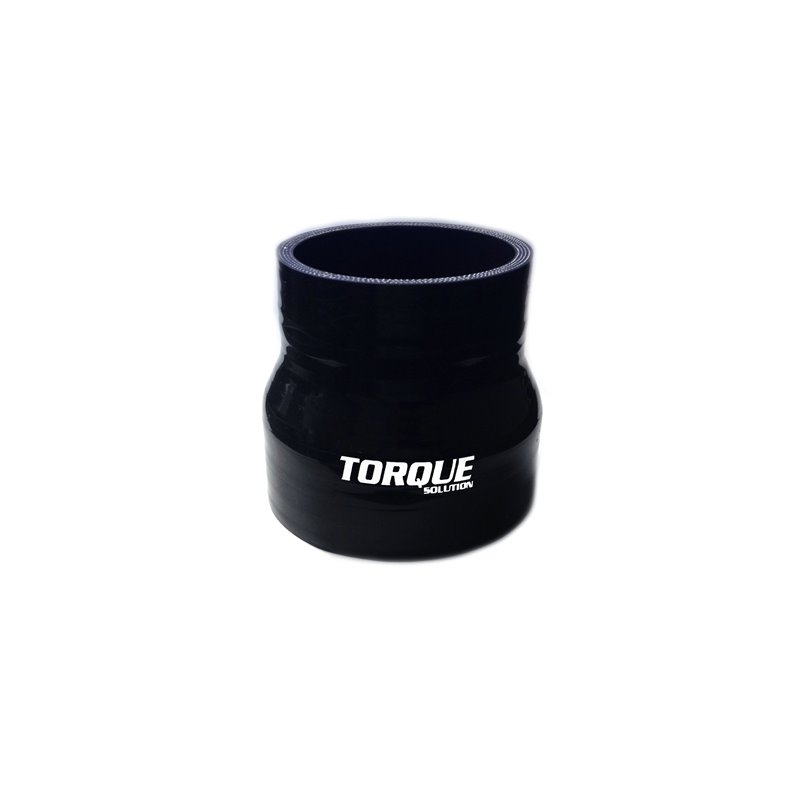 Torque Solution Transition Silicone Coupler 2.25in to 3in Black Universal