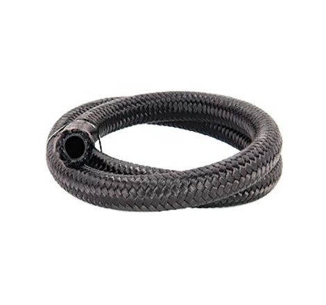 Torque Solution Nylon Braided Rubber Hose -10AN 2ft (0.56in ID)