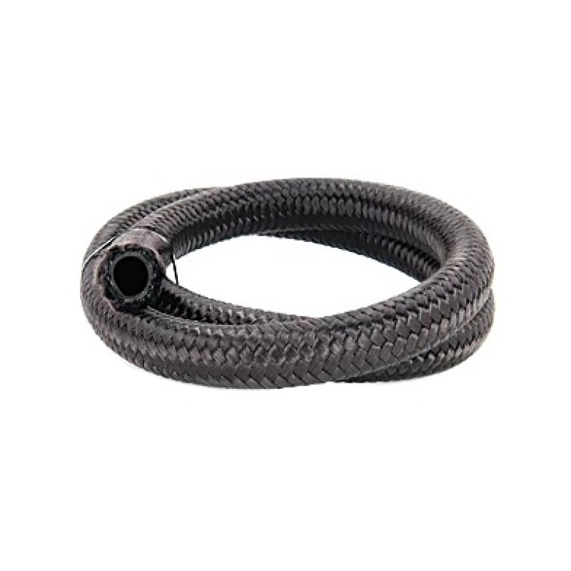 Torque Solution Nylon Braided Rubber Hose -6AN 5ft (0.34in ID)