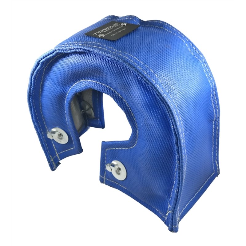 Torque Solution Thermal Blanket (Blue) Fits T3/T4/T25/T28 & GT25/28/30/32/35/37 Turbo Back Housings