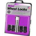 McGard Wheel Lock Nut Set - 4pk. (Tuner / Cone Seat) M12X1.5 / 13/16 Hex / 1.24in. Length - Black