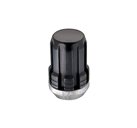 McGard SplineDrive Lug Nut (Cone Seat) M12X1.5 / 1.24in. Length (Box of 50) - Black (Req. Tool)
