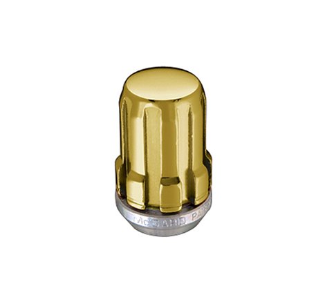 McGard SplineDrive Lug Nut (Cone Seat) M12X1.25 / 1.24in. Length (Box of 50) - Gold (Req. Tool)