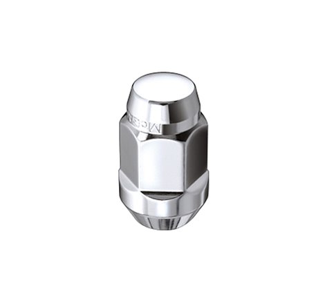 McGard Hex Lug Nut (Cone Seat Bulge Style) 7/16-20 / 3/4 Hex / 1.45in. Length (Box of 100) - Chrome