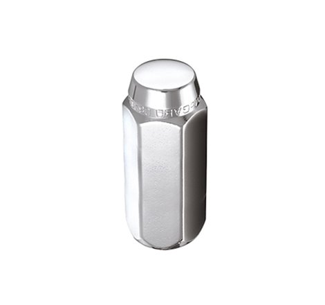 McGard Hex Lug Nut (Cone Seat) M12X1.75 / 13/16 Hex / 1.815in. Length (Box of 100) - Chrome