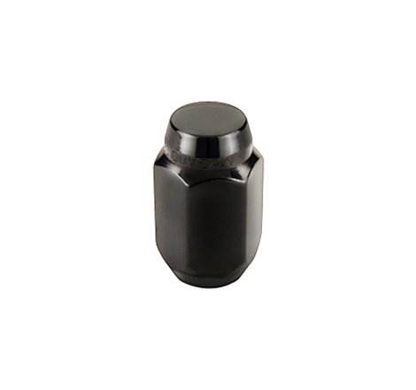 McGard Hex Lug Nut (Cone Seat) M12X1.5 / 13/16 Hex / 1.5in. Length (Box of 144) - Black