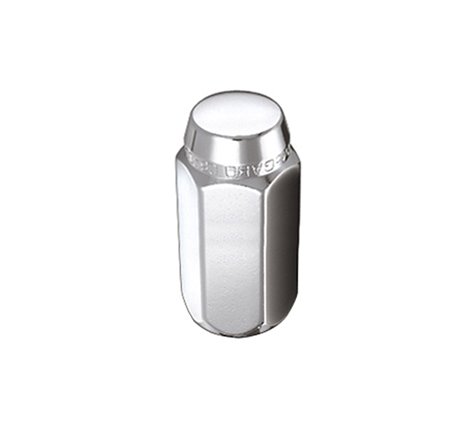 McGard Hex Lug Nut (Cone Seat) M14X1.5 / 22mm Hex / 1.635in. Length (Box of 100) - Chrome