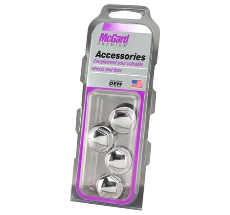 McGard Nylon Lug Caps For PN 24010-24013 (4-Pack) - Chrome