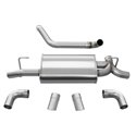 Corsa 18+ Jeep Wrangler JL 2.5in Dual Rear Turn Down Exit Sport Axle-Back Exhaust