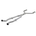 aFe Takeda 2.5in to 3in 304 SS Y-Pipe Exhaust System 16-18 Infiniti Q50/Q60 V6-3.0L (tt)