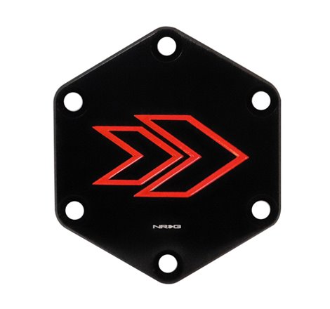 NRG Engraved Arrow Horn Delete Button-RED