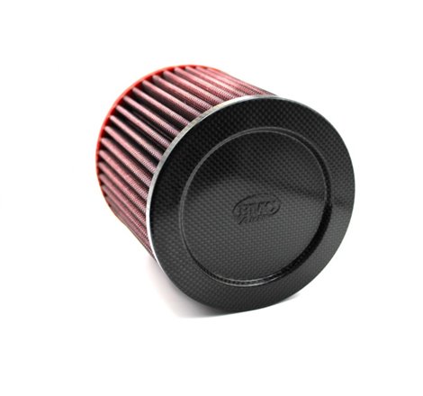 BMC Single Air Universal Conical Filter w/Carbon Top - 76mm Inlet / 140mm H