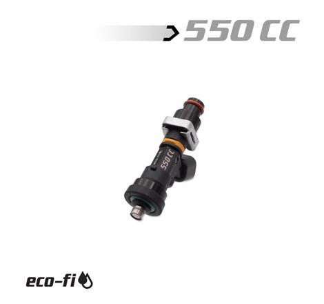 BLOX Racing Eco-Fi Street Injectors 550cc/min w/1/2in Adapter Honda B/D/H Series (Single Injector)