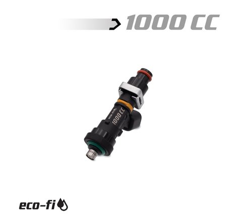 BLOX Racing Eco-Fi Street Injectors 1000cc/min w/1/2in Adapter Honda B/D/H Series (Single Injector)