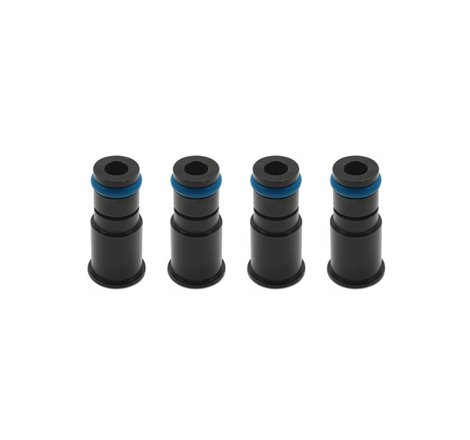BLOX Racing 11mm Adapter Top (1in) w/Viton O-Ring & Retaining Clip (Set of 4)