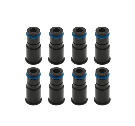 BLOX Racing 11mm Adapter Top (1in) w/Viton O-Ring & Retaining Clip (Set of 8)