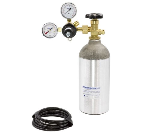 Autometer CO2 Complete Bottle Kit - 2.5lb Bottle/Valve/Regulator/Tubing